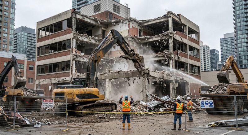 Commercial Building Demolition in Sacramento, CA