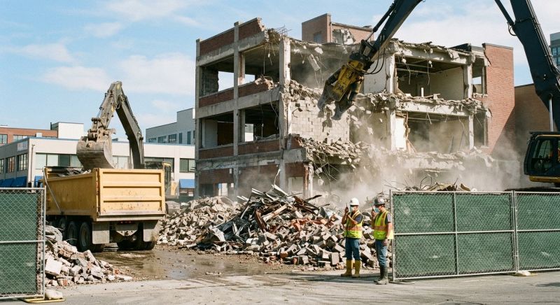Commercial Site Demolition in Houston, TX