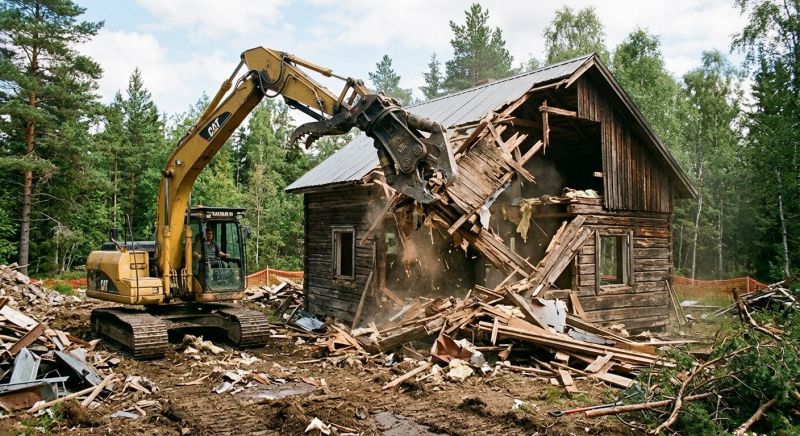 Cabin Demolition in Sacramento, CA