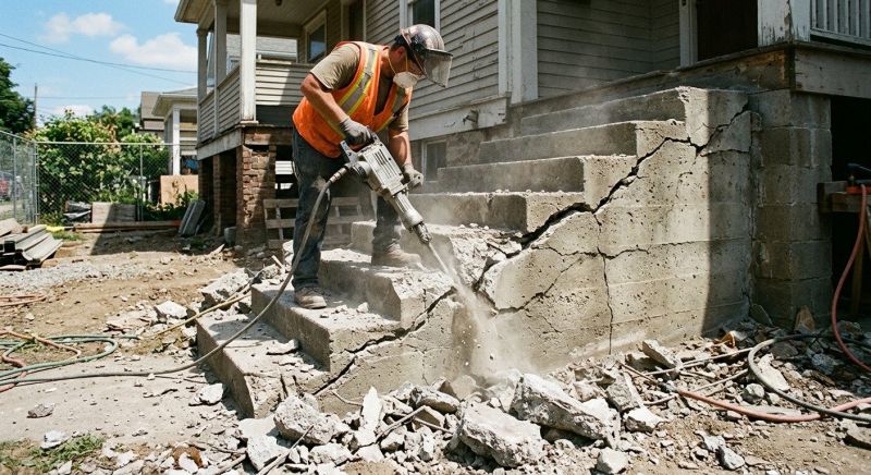 Cement Demolition in Bergen County, NJ