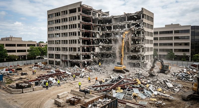 Commercial Building Removal in Houston, TX