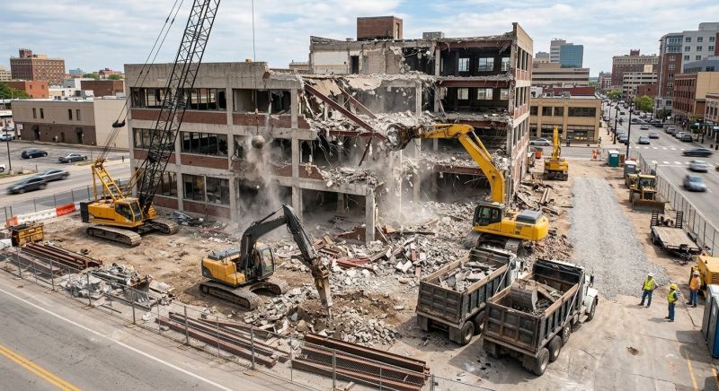 Commercial Site Demolition in Houston, TX