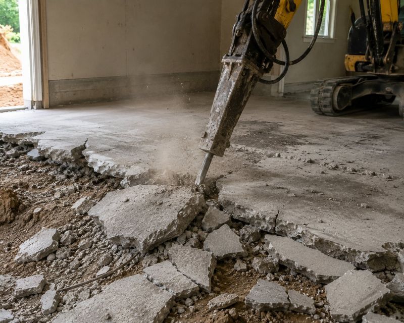 Concrete Pavement Demolition in Sacramento, CA