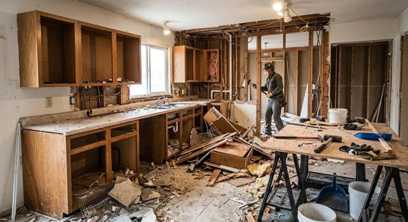 Kitchen Cabinet Demolition in Sacramento, CA